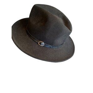 TLS Classic Black‎ Wool Felted Hat Size Large